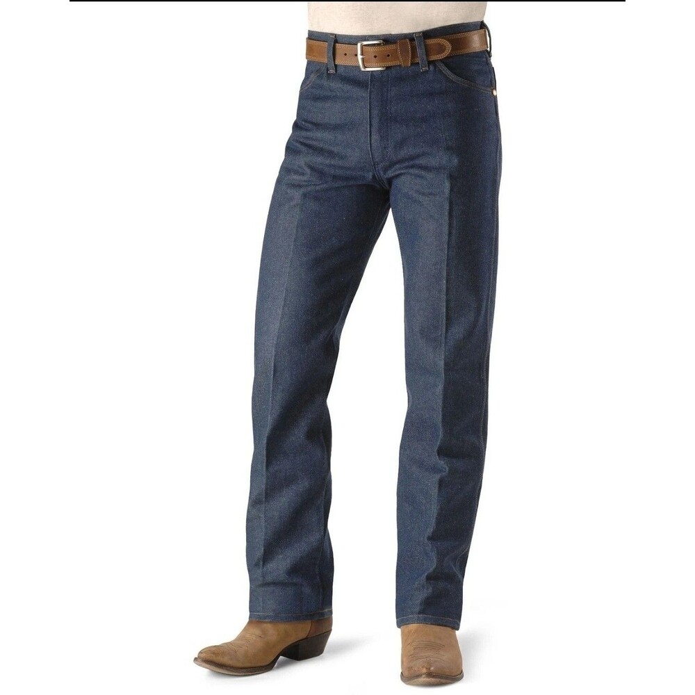 Wrangler Men's 13Mwz Dark Wash High Rise Rigid Cowboy Cut  Jeans -29x32 B14